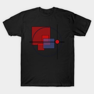 geometrical minimalist abstract design T-Shirt